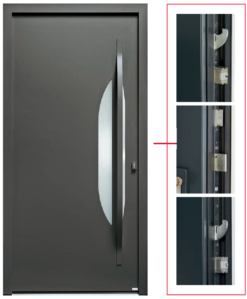 porte d'entrée serrure sa2p2c