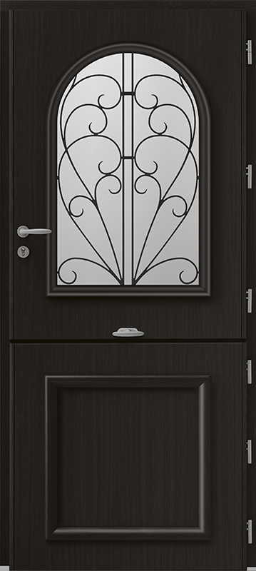 porte d entree fermiere - modèle bocage 3 mixte