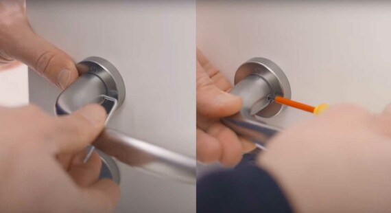 Démonter ma poignée de porte d'entrée : comment faire ? | Bel'M