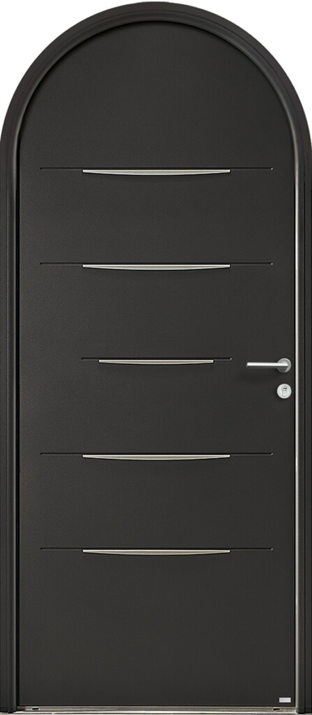 visuel unitaire porte d'entrée cintrée moderne