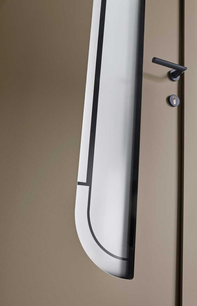 zoom porte d'entrée eurielle en aluminium