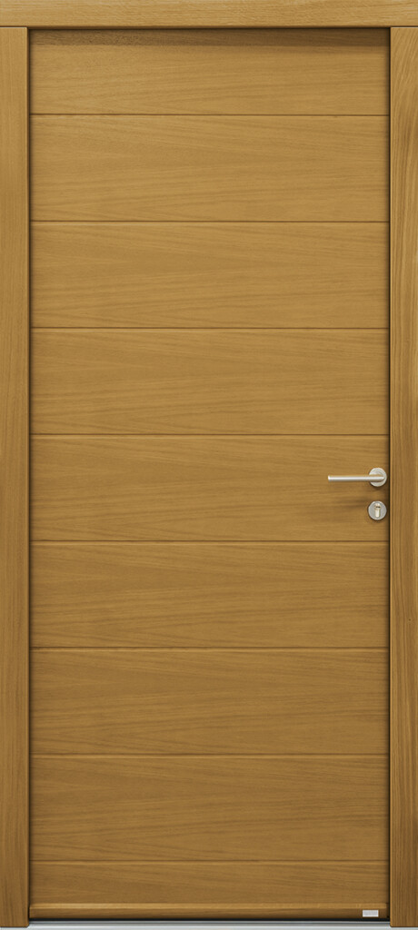 porte d'entrée touquet en bois