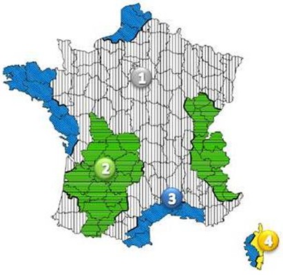 carte des vents france aev