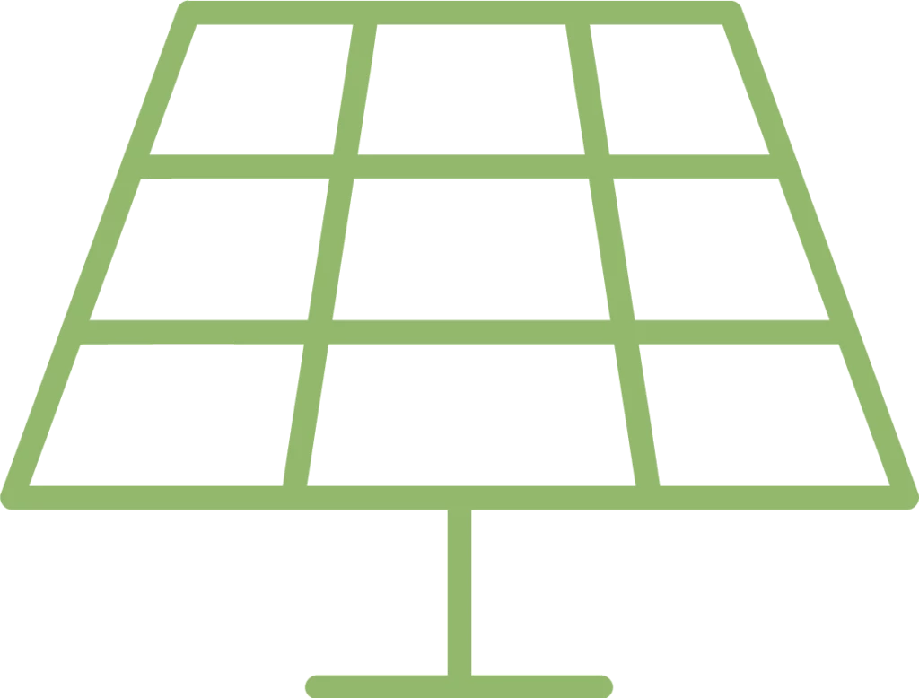 pictogramme panneaux solaires 